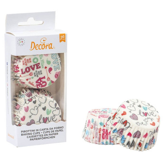 Cápsulas de papel - Love 36und