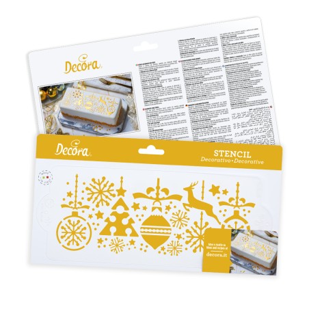 Stencil Navidad 10x28cm