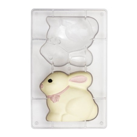 Molde conejo pascua 94x80mm 200x120x22cm