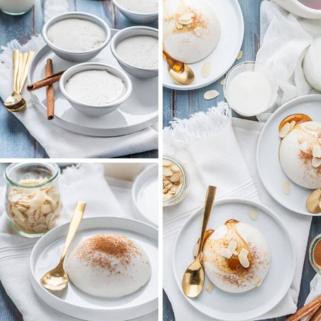 Molde semiesfera 15x7.5cm aluminio