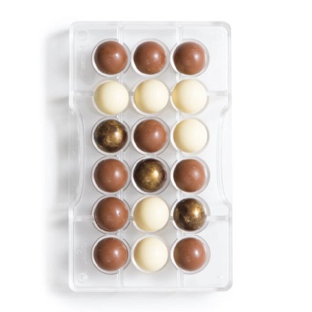 Molde media esfera 25mm