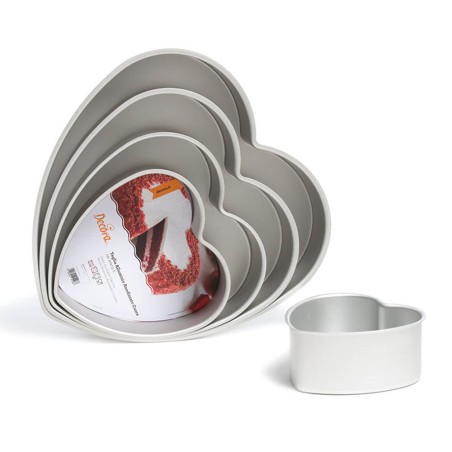 Molde corazón 15x7.5cm