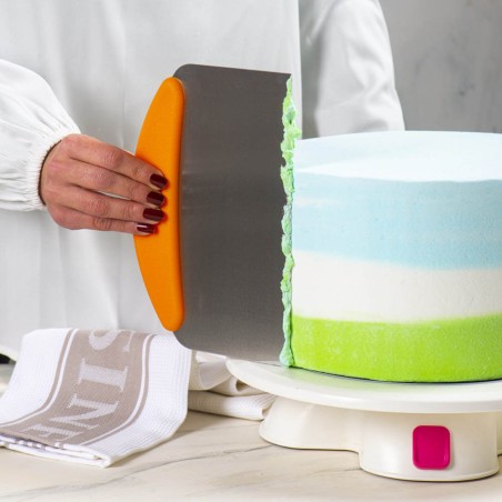 Espátula lisa tarta 22.5x11cm Inox