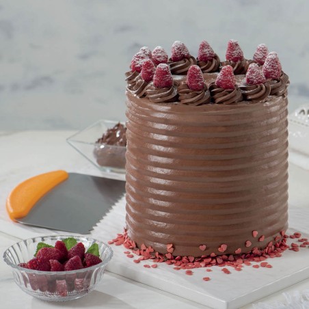 Espátula tarta ondulada 22.5x11cm Inox