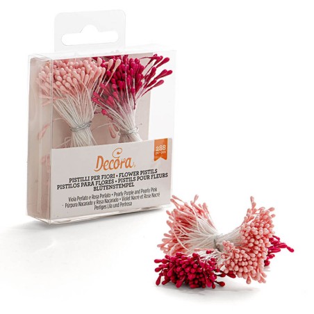 288 Pistilos artificiales - rosa/purpura