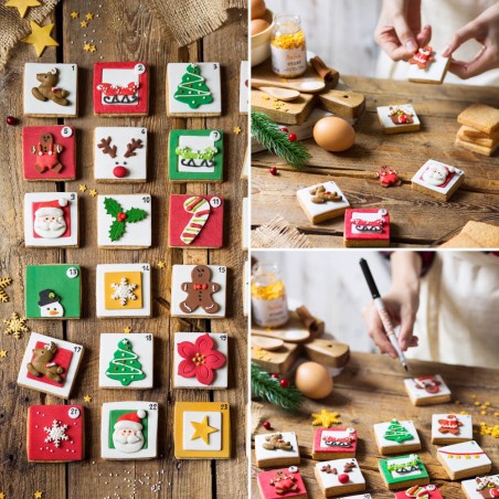 Decoraciones azúcar Navidad - Muñeco jengibre