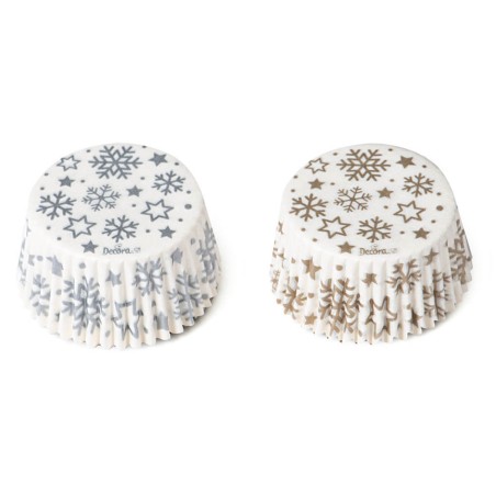 Cápsulas para cupcakes Navidad 36und