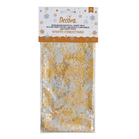 Bolsas para dulces navideños 12.5x24cm
