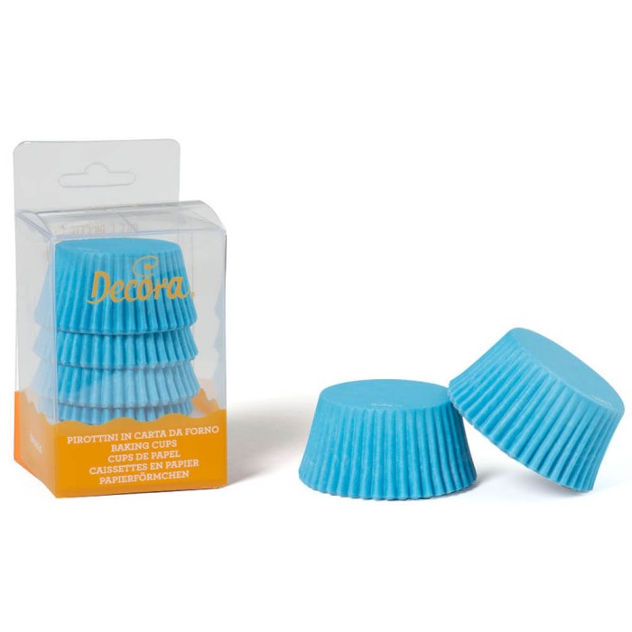 Cápsulas para cupcakes azules 75und