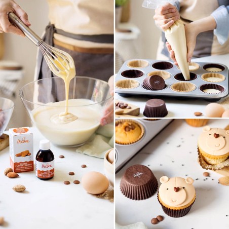 Cápsulas para cupcakes azules 75und