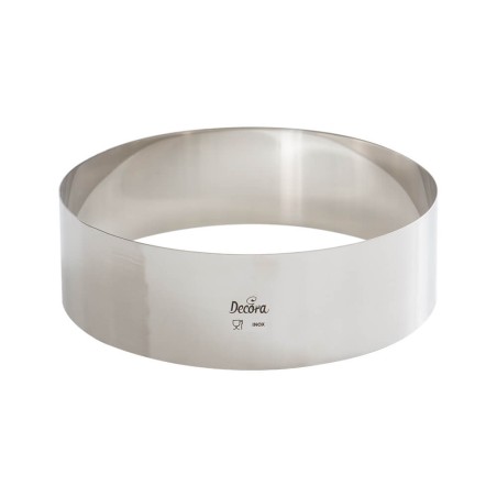 Molde circular 22x6cm inox