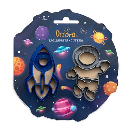 Cortador galletas astronauta/cohete