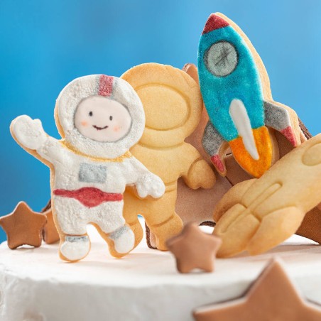 Cortador galletas astronauta/cohete