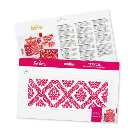 PLANTILLA 10X30CM DAMASCO 