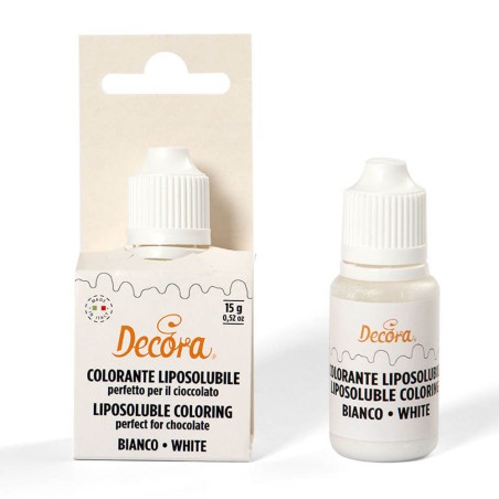 COLORANTE PARA CHOCOLATE LIPOSOLUBLE - BLANCO 15GR