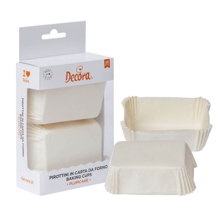 36 CÁPSULAS RECTANGULARES BLANCO 50X32CM