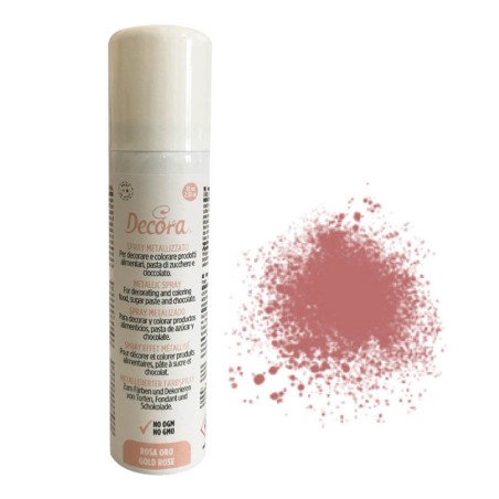COLORANTE ALIMENTARIO SPRAY ROSA ORO 75ML