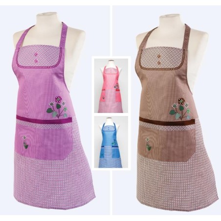 Delantal cocina lila