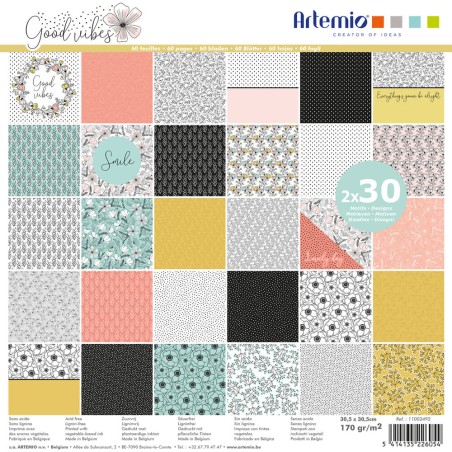 PAPELES DECORADOS - BLOCK GOOD VIVES 60UND