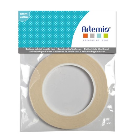 CINTA DOBLE CARA 6MMX50M 