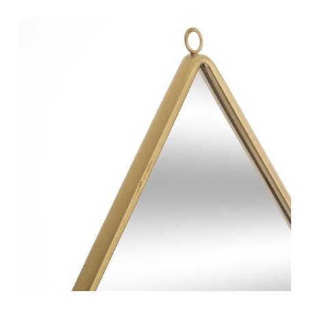 ESPEJO DECORATIVO 28X39CM GOTA METAL