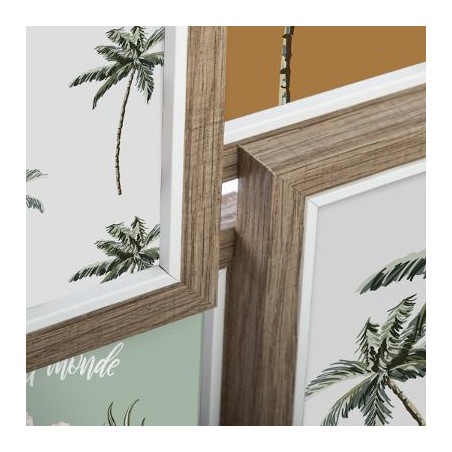 MARCO DE FOTOS MÚLTIPLE 4F MADERA