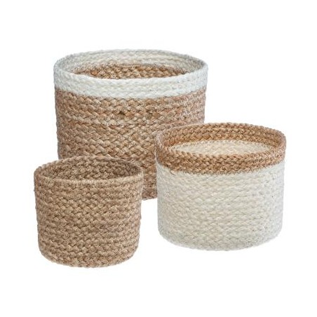 CESTO DE YUTE 12X10CM