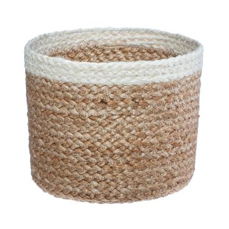 CESTO DE YUTE 18X14CM