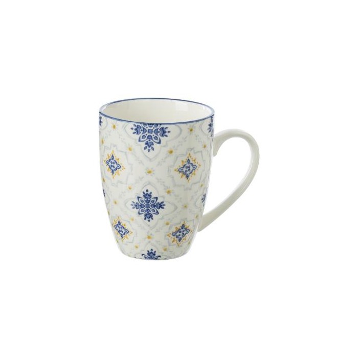 TAZA 340ML AZUL ETNICO 
