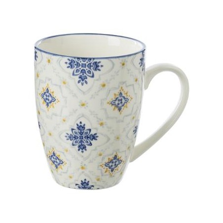 TAZA 340ML AZUL ETNICO 