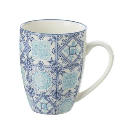 TAZA 340ML AZUL ETNICO 