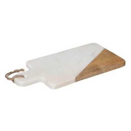 TABLA DE CORTE 30X15CM MARMOL BLANCO