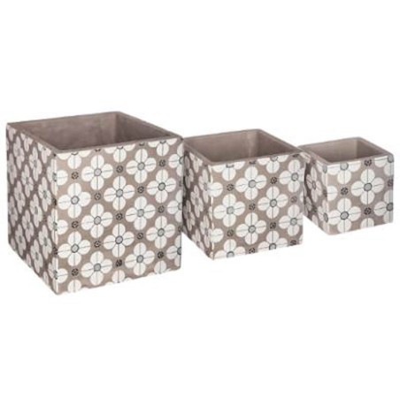 MACETA CUADRADA  - VINTAGE 11X10,2CM