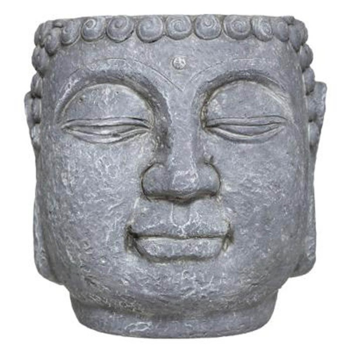 MACETA BUDHA 17.5CM CEMENTO