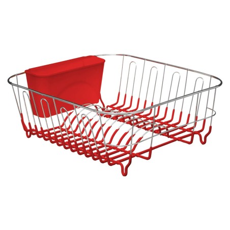 ESCURREPLATOS ROJO METAL 