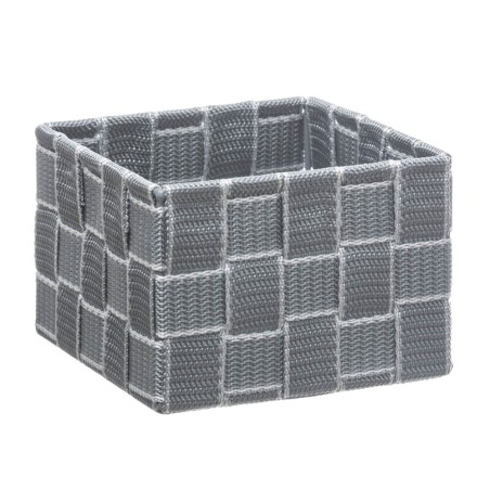 CESTO ORDENACIÓN GRIS 28X10CM