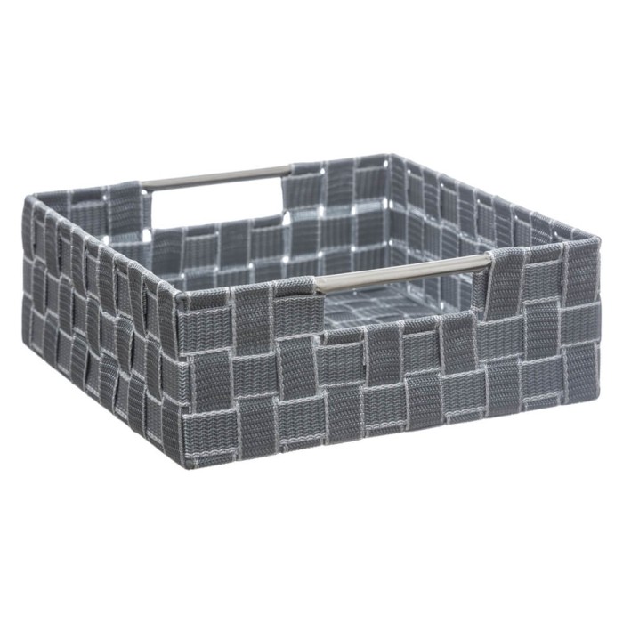 CESTO ORDENACIÓN GRIS 13X9CM