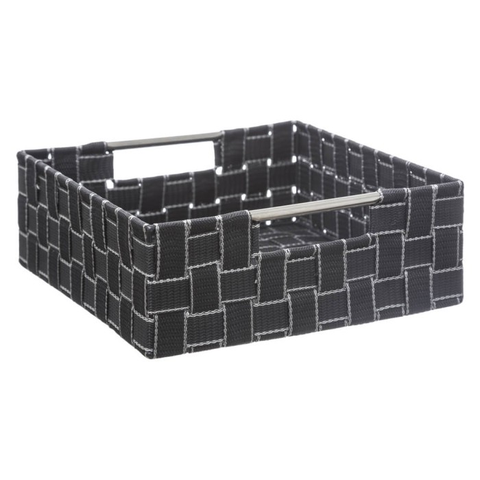 CESTO ORDENACIÓN GRIS OSCURO 13X9CM