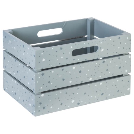 CAJA MADERA GRIS 29X29X18CM