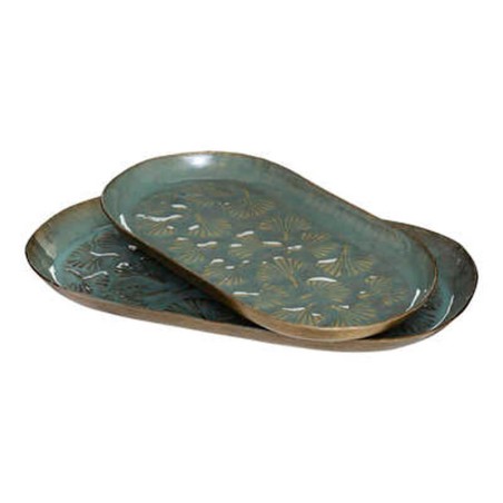 CENTRO DE MESA - METAL GRABADO 30X15,5CM