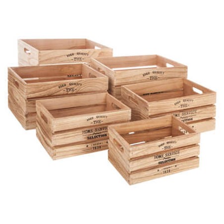 CAJA MADERA NATURAL 36,7X26,7X20CM