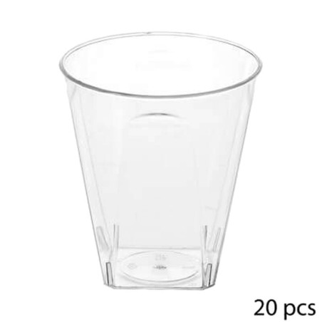 20 VASOS DEGUSTACIÓN PLÁSTICO 6CL