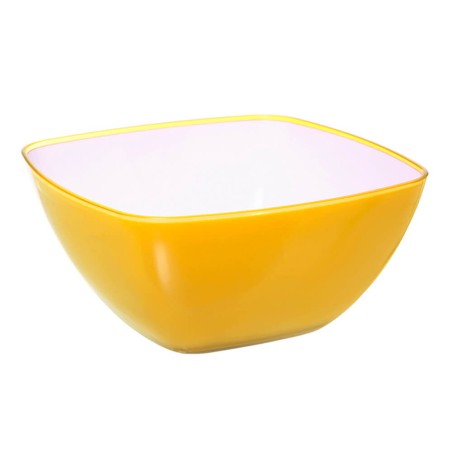 BOWL CUADRADO 14CM MOSTAZA
