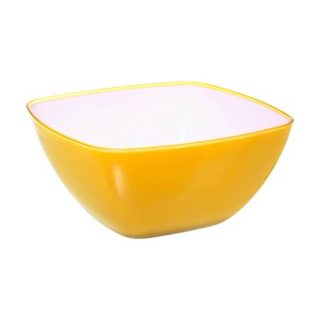 BOWL CUADRADO 19CM MOSTAZA