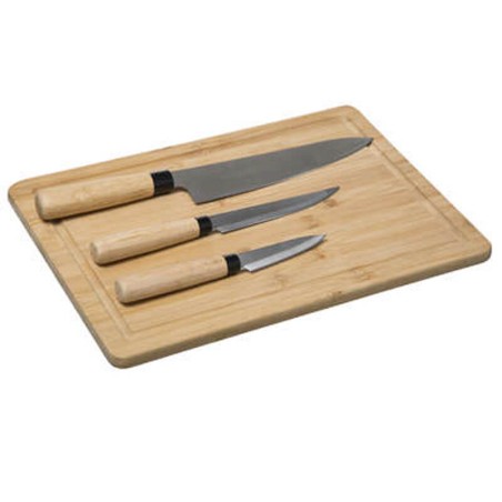 SET 3 CUCHILLOS +TABLA 