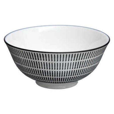 BOWL PORCELANA 50CL LÍNEAS NEGRAS