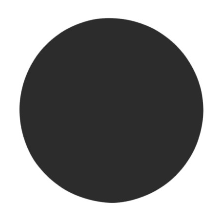 6 POSAVASOS DE POLIPIEL NEGRO