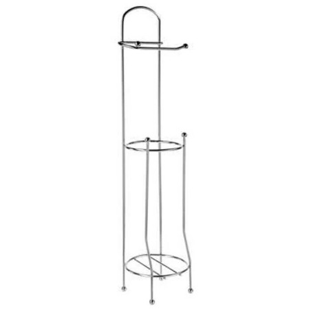 PORTARROLLO BAÑO METAL CROMADO