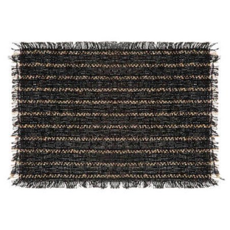 Mantel individual yute negro