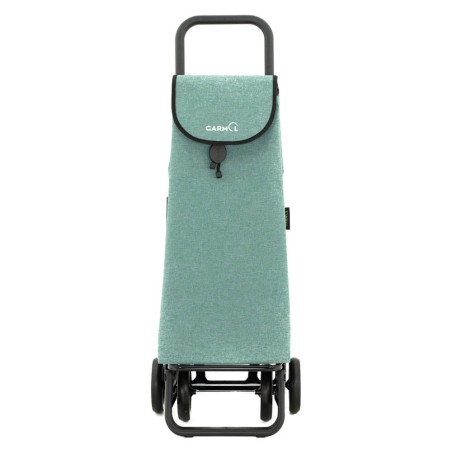 Carro de la compra 4 ruedas - verde jaspeado